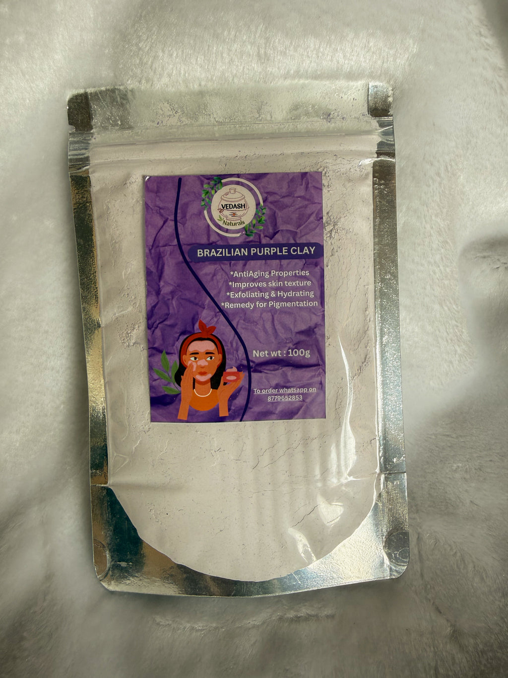 Brazilian Purple Clay Face Mask