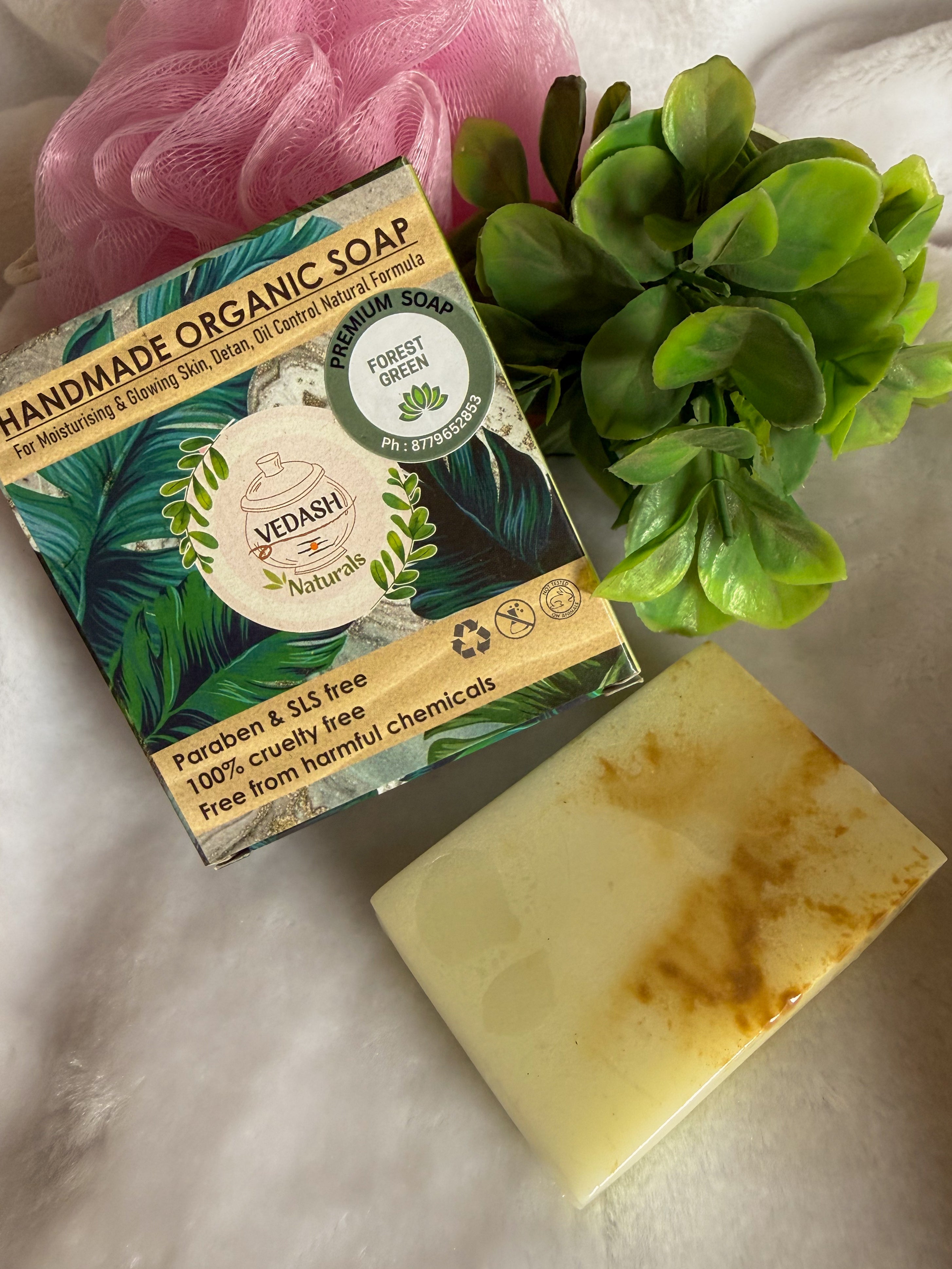 Forest Green Herbal Soap